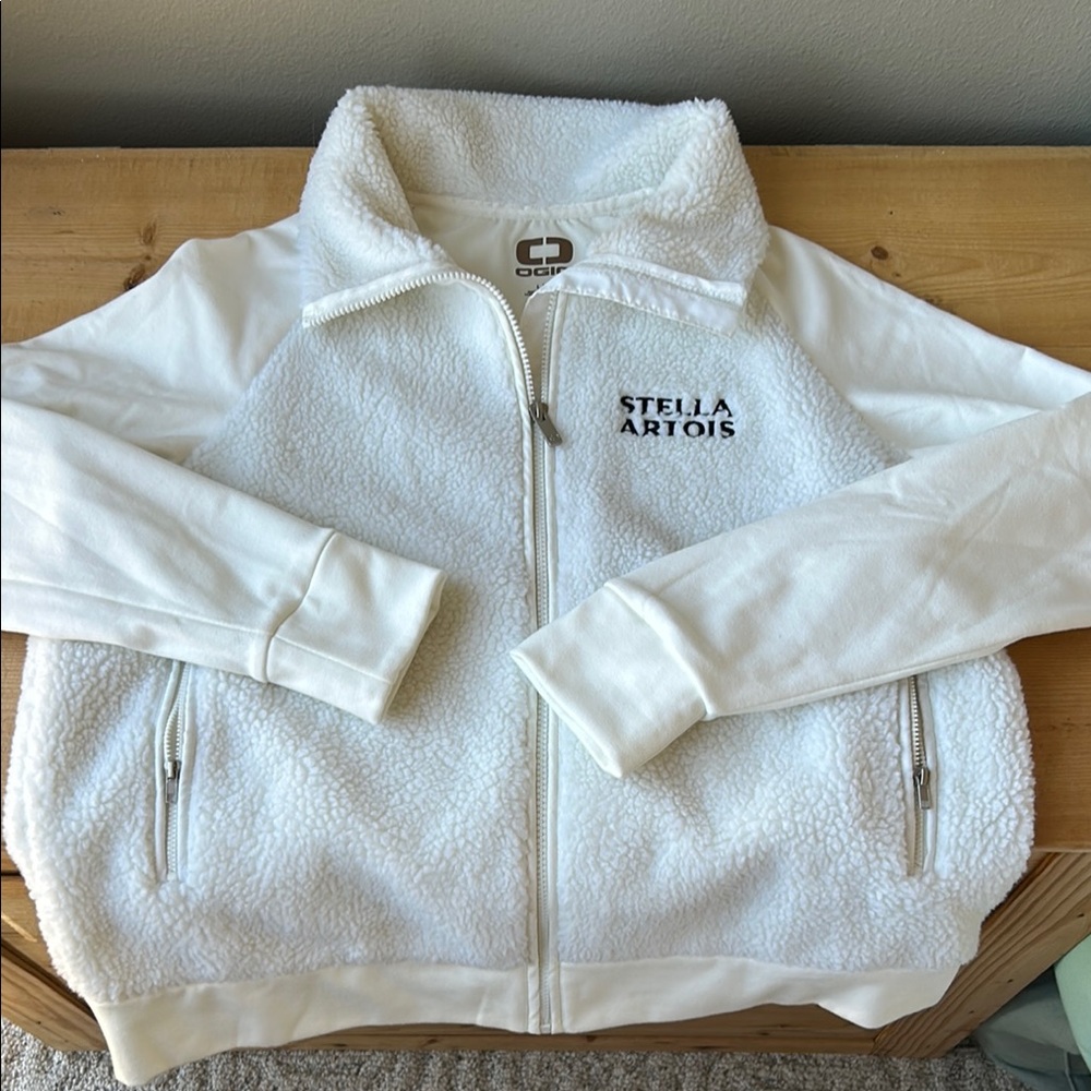 Stella Artois White Fleece Jacket